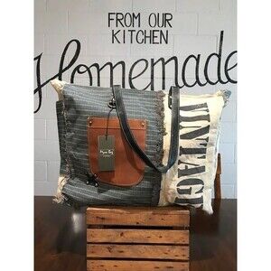 Myra Bag Vintage Excursions Weekender Overnight Bag Women | Canvas Duffle Bag